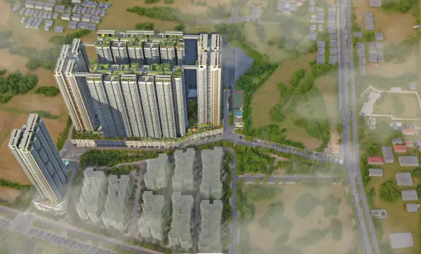 Urbanrise Sky Habitat Aerial View image by Alliance Group in Miyapur, Hyderabad
