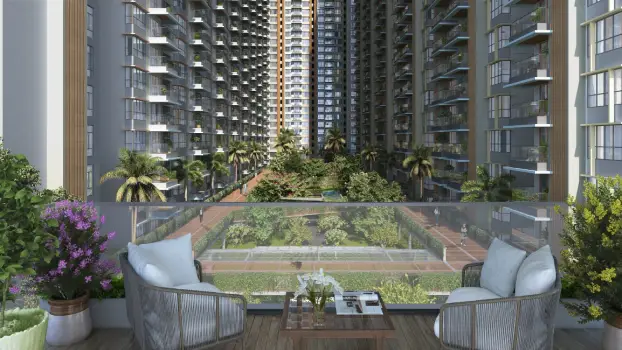 Urbanrise Sky Habitat balcony view image by Alliance Group in Miyapur, Hyderabad