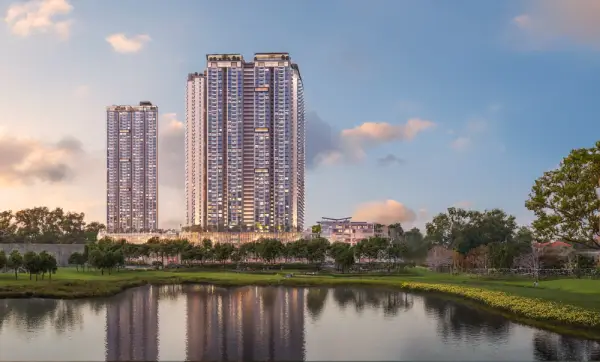 Urbanrise Sky Habitat lakefront view image by Alliance Group in Miyapur, Hyderabad